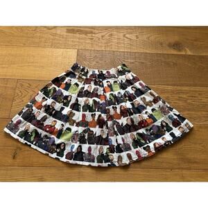 Handmade Marvel Avengers Infinity War Character Grid Skater Skirt Geek Chic